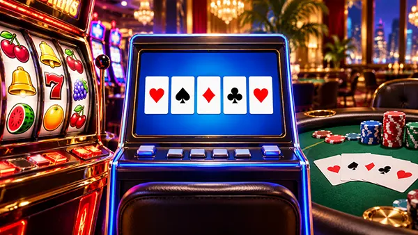 Video poker comparison